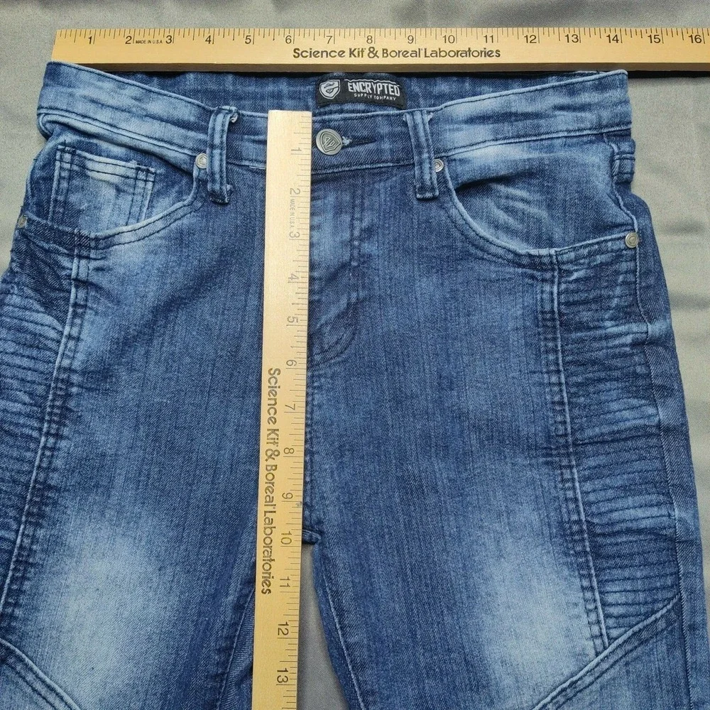 ENCRYPTED SUPPLY COMPANY Girls Size 14 The Collection Stretch‎ Denim Jeans